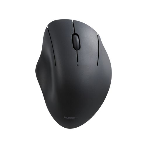 マウス/SHELLPHA/無線マルチ/3ボタン/Mサイズ/抗菌仕様/静音設計/ブラック