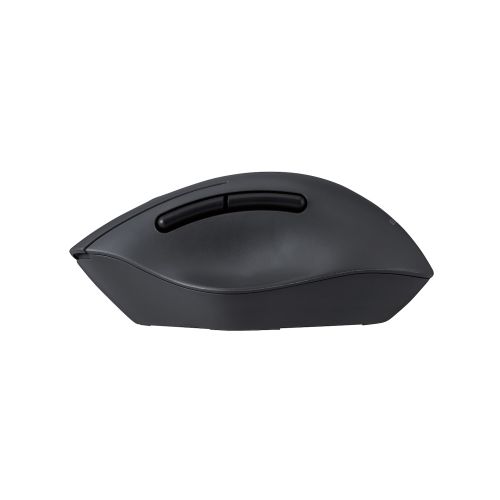 マウス/SHELLPHA/無線マルチ/5ボタン/Mサイズ/抗菌仕様/静音設計/ブラック