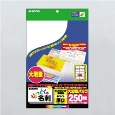 なっとく名刺/マイクロミシン/インクジェットマット紙/厚口/250枚/白
