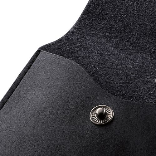 マウス/有線/3ボタン/薄型/ケーブル巻取式/ブラック