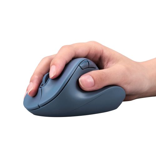 マウス/EX-G/2023年モデル/右手専用/Lサイズ/Bluetooth/5ボタン/抗菌仕様/静音設計/ブルー