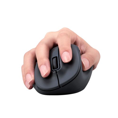 マウス/EX-G/2023年モデル/右手専用/Lサイズ/無線2.4GHz/5ボタン/抗菌仕様/静音設計/ブラック
