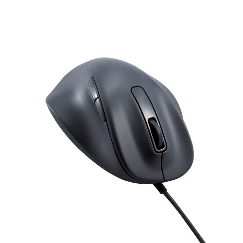 マウス/EX-G/2023年モデル/左手専用/Mサイズ/有線/5ボタン/抗菌仕様/静音設計/ブラック