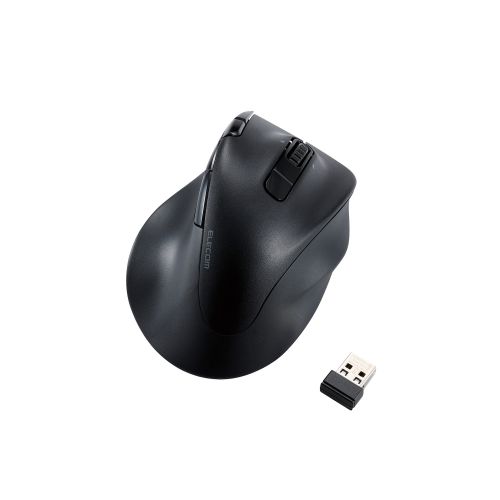 マウス/EX-G PRO/右手専用/Mサイズ/Bluetooth/無線2.4GHz/8ボタン/高速スクロール/チルトホイール/抗菌/静音/充電式/ブラック