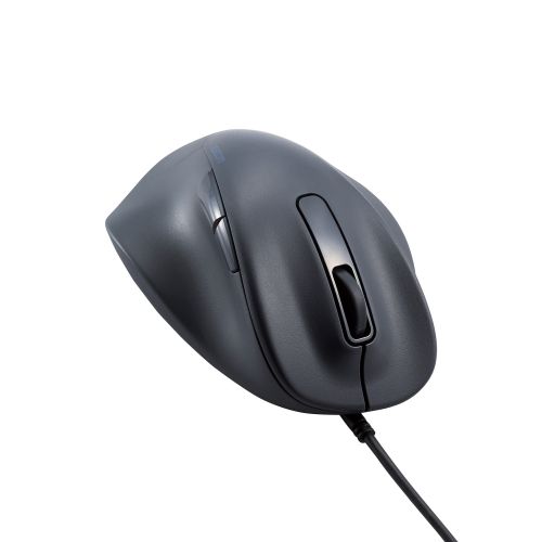 マウス/EX-G/2023年モデル/左手専用/Sサイズ/有線/5ボタン/抗菌仕様/静音設計/ブラック