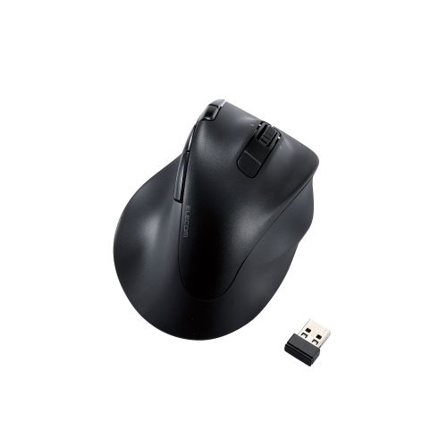 マウス/EX-G PRO/右手専用/XLサイズ/Bluetooth/無線2.4GHz/8ボタン/高速スクロール/チルトホイール/抗菌/静音/充電式/ブラック