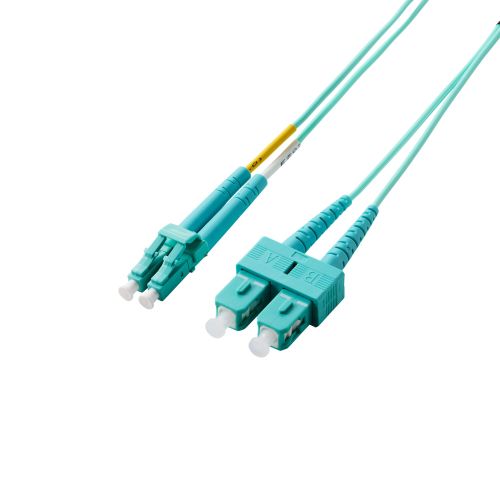 光ファイバー/LC-SC/2芯/OM3/3m