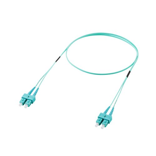 光ファイバー/SC-SC/2芯/OM3/1m