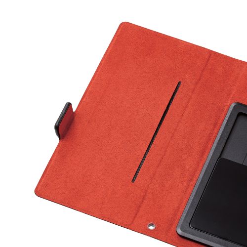 スマートフォン用マルチレザーケース/スライド式/手帳型/UltraSlim/薄型/磁石付き/Sサイズ/ブラック