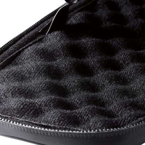 スマートフォン用キャリングポーチ/ZEROSHOCK/カラビナ付き/ベルトループ/3WAY装着/ダブルポケット/Lサイズ/ブラック