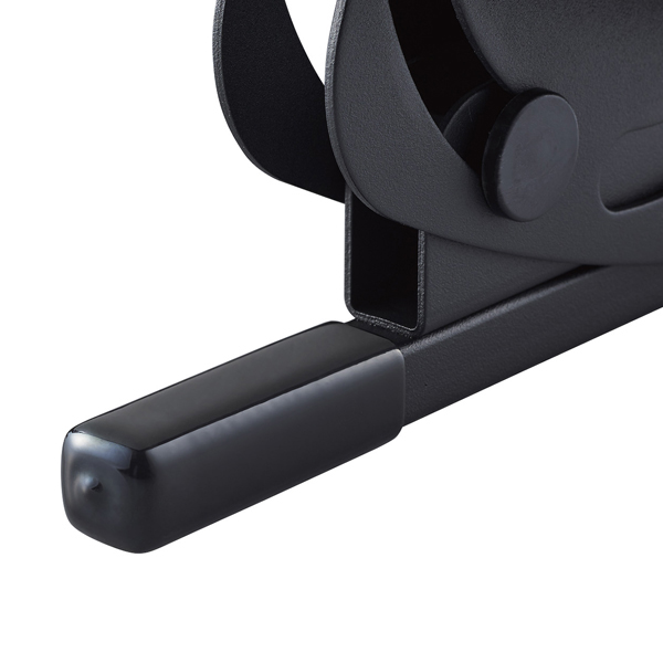 フットレスト/スチール製/無段階調整/ブラック