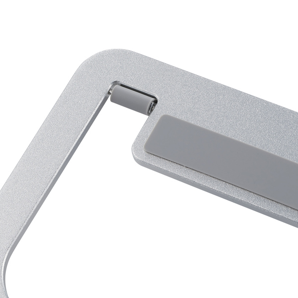 ノートPCスタンド/アルミ合金/折り畳み式/シルバー