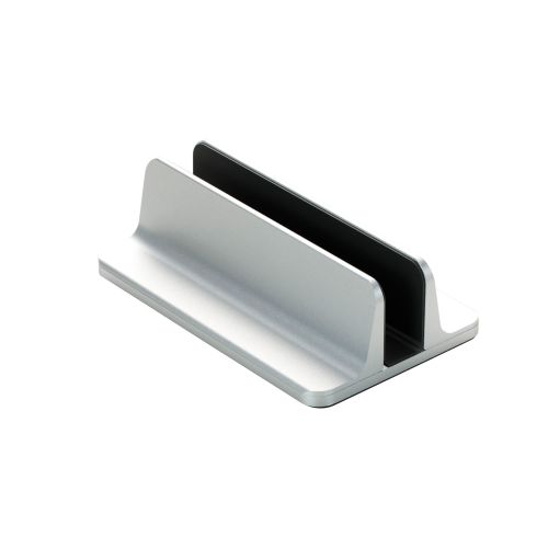 ノートPCスタンド/縦置き/アルミ合金/1台用/シルバー