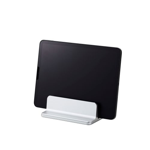 ノートPCスタンド/縦置き/アルミ合金/1台用/シルバー