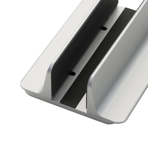 ノートPCスタンド/縦置き/アルミ合金/1台用/シルバー