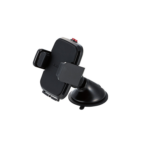 車載アクセサリー/スマホスタンド/ゲル吸盤タイプ/ブラック