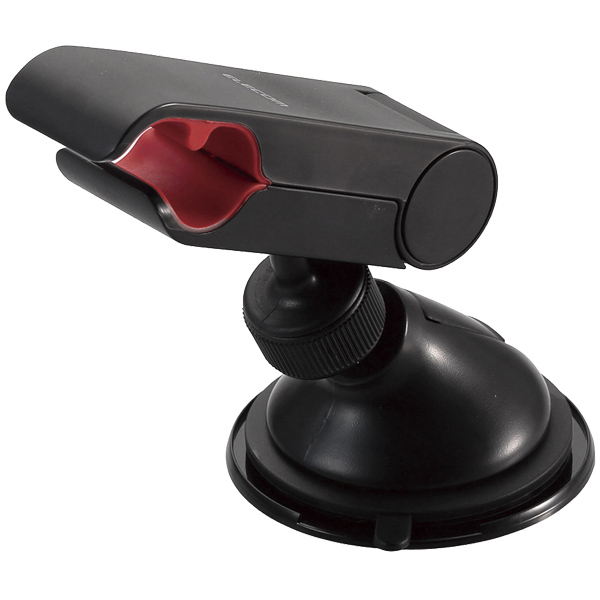 車載用スマホスタンド/ゲル吸盤タイプ/クリップタイプ/ブラック