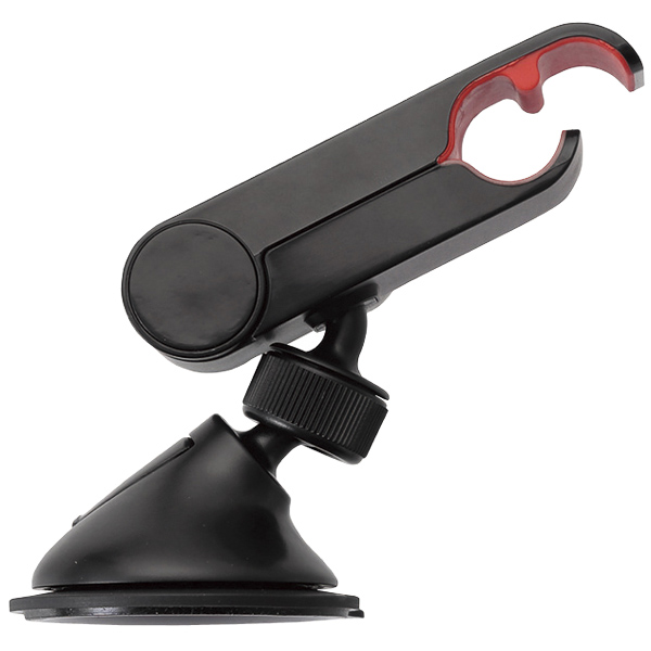 車載用スマホスタンド/ゲル吸盤タイプ/クリップタイプ/ブラック