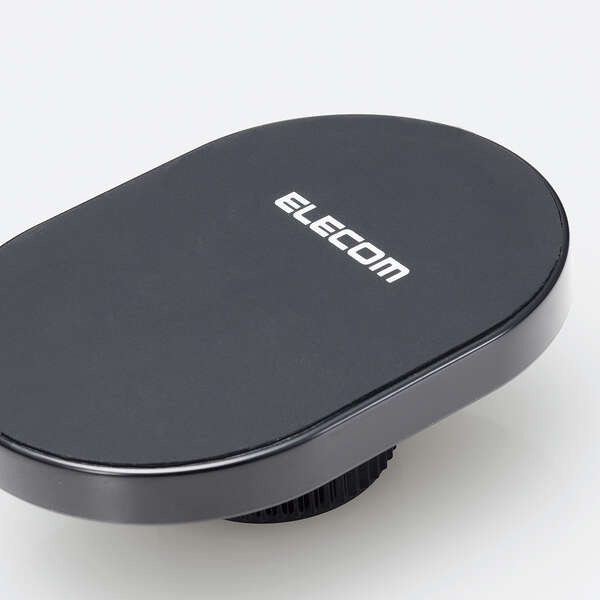 車載アクセサリー/スマホホルダー/マグネット吸着/エアコン吹き出し口取付タイプ/ブラック