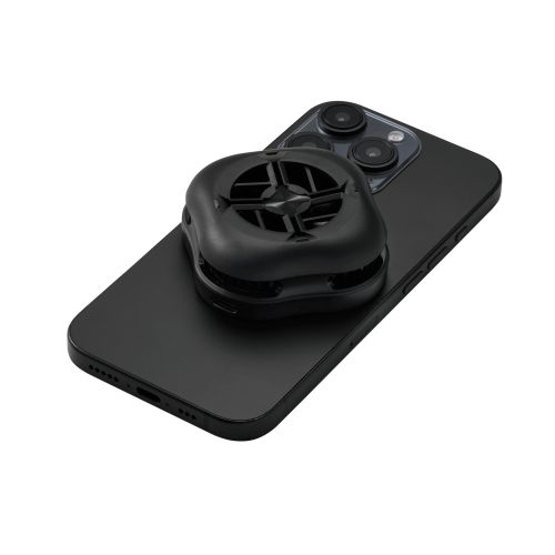 ペルチェ式スマホクーラー/マグネット装着/小型/USB Type-Cケーブル付属/ブラック