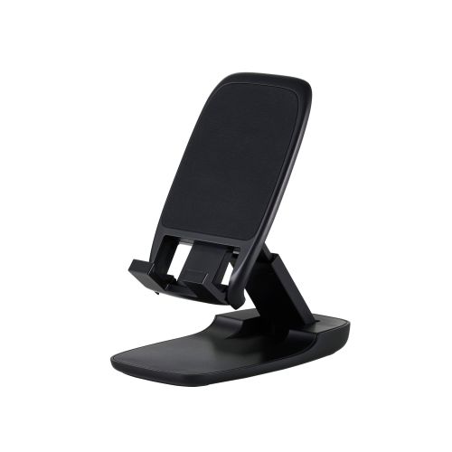 スマートフォン用スタンド/コンパクト/持ち運び/無段階調整/ブラック