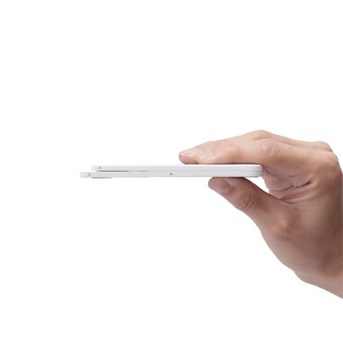 スマートフォン用スタンド/コンパクト/薄型/軽量/高さ調節可能/ホワイト