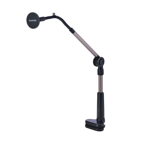 スマホスタンド/フレキシブルアーム/角度調整/MagSafe対応/ブラック