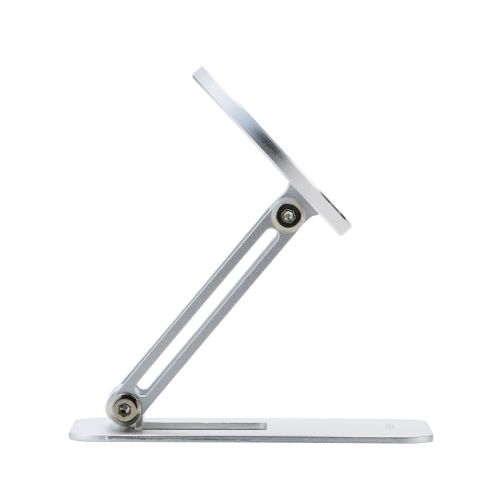 スマホスタンド/薄型/MagSafe対応/コンパクト/メタルプレート付属/シルバー