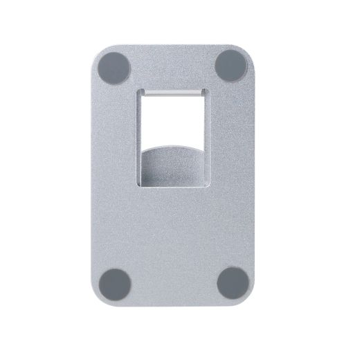 スマホスタンド/薄型/MagSafe対応/コンパクト/メタルプレート付属/シルバー