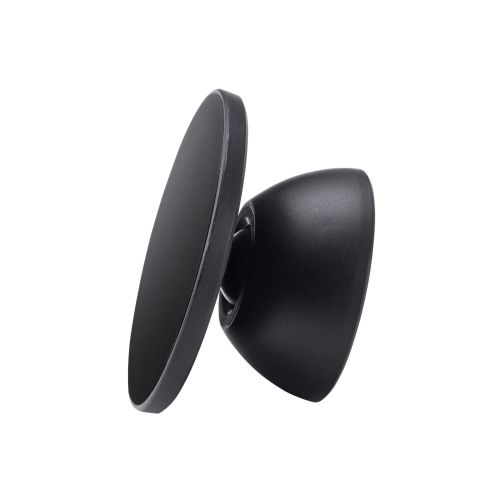 スマホアタッチメント/両面マグネット吸着/持ち運び/スタンド機能/モバピタselfie/メタルプレート付属/ブラック