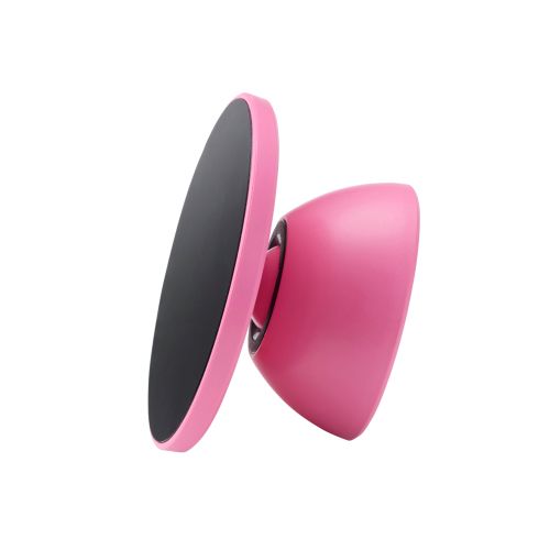 スマホアタッチメント/両面マグネット吸着/持ち運び/スタンド機能/モバピタselfie/メタルプレート付属/ピンク