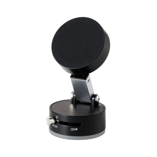 スマホスタンド/マグネット吸着/ワンタッチ吸着/折り畳み/メタルプレート付属/ブラック