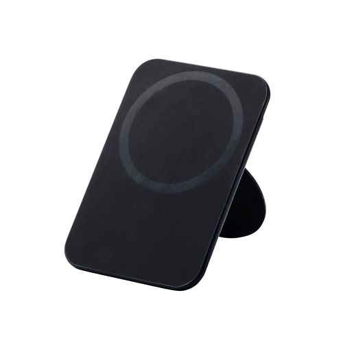 スマホスタンド/薄型/MagSafe対応/カードポケット付き/ブラック