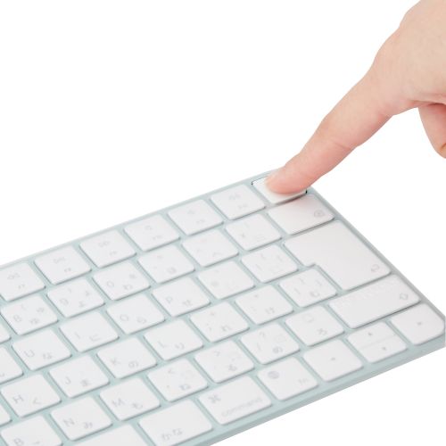キーボードカバー/抗菌/防塵/Apple Touch ID搭載Magic Keyboard (JIS)対応/クリア