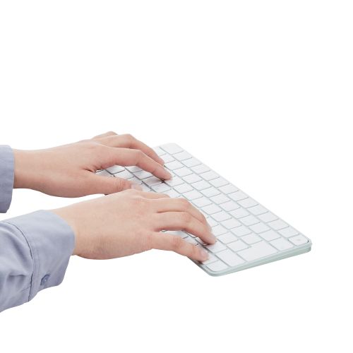 キーボードカバー/抗菌/防塵/Apple Touch ID搭載Magic Keyboard (JIS)対応/クリア