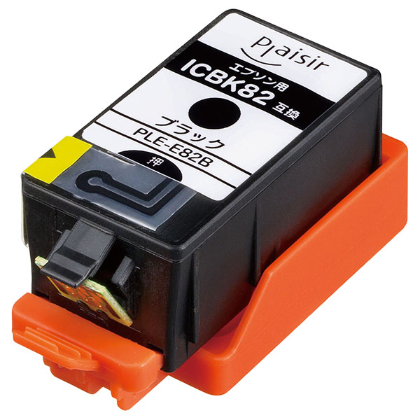 プレジール 互換インクカートリッジ/EPSON/ICBK82対応/ブラック