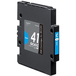 プレジール 汎用インクカートリッジ/RICOH GC41C シアン Mサイズ(顔料)