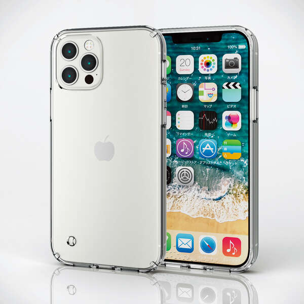 iPhone 12/iPhone 12 Pro用ハイブリッドケース/TRANTECT/クリア