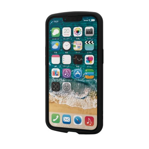 iPhone 14/iPhone 13用ハイブリッドケース/TOUGH SLIM LITE/フレームカラー/背面クリア/ブラック