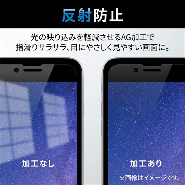 iPhone SE 第3世代/SE 第2世代/8/7/6s/6用フィルム/衝撃吸収/反射防止