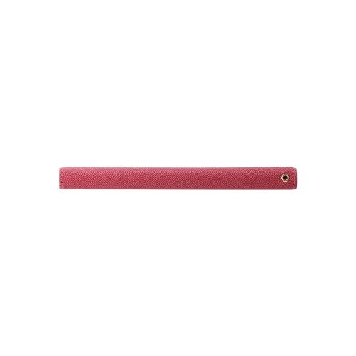 iPhone SE 第3世代/SE 第2世代/8/7用レザーケース/手帳型/UltraSlim/Flowers/薄型/磁石付き/ディープピンク