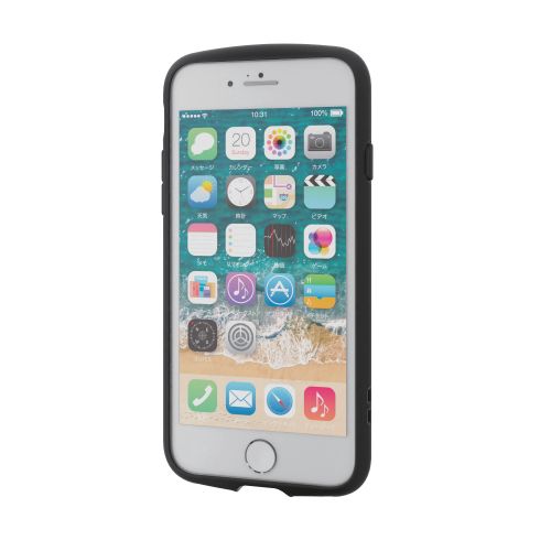 iPhone SE 第3世代/SE 第2世代/8/7用ハイブリッドケース/TOUGH SLIM LITE/ブラック