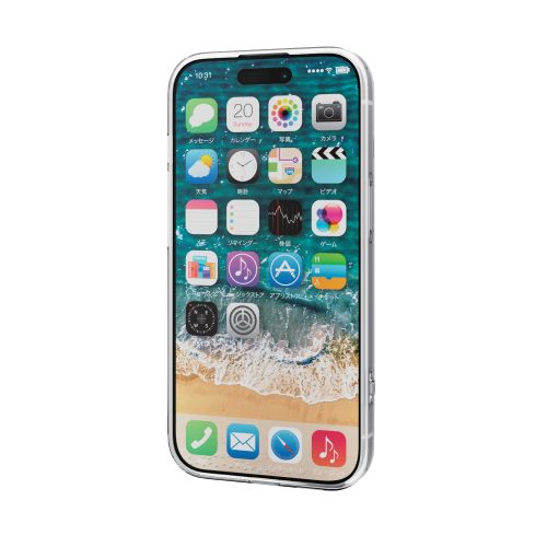 iPhone 15用ハイブリッドケース/極限保護/クリア