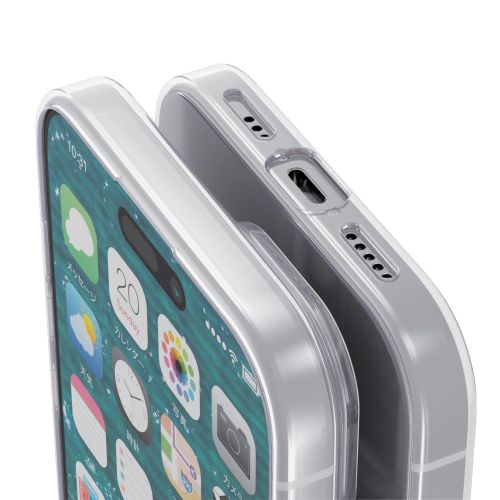 iPhone 15用ソフトケース/極み/クリア