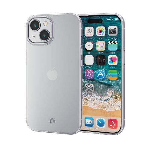 iPhone 15用ソフトケース/極み/クリア