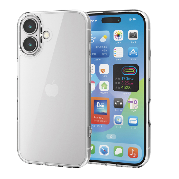 iPhone 16用ハイブリッドケース/スタンダード/クリア