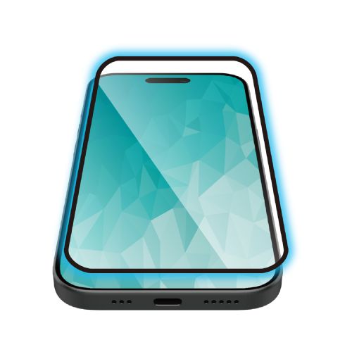 iPhone 17/ガラスフィルム/フレーム付き/高透明/ブルーライトカット