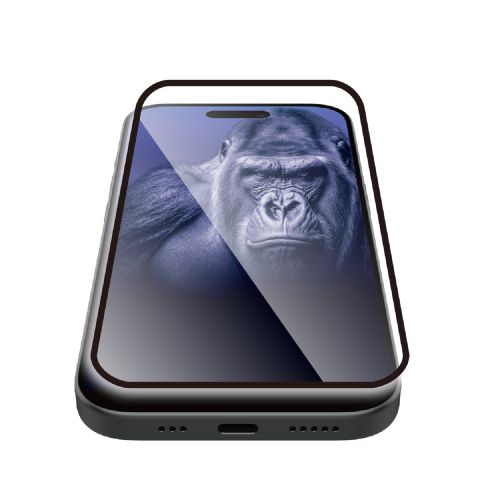 iPhone 17/ガラスフィルム/フレーム付き/ゴリラ/0.21mm/反射防止