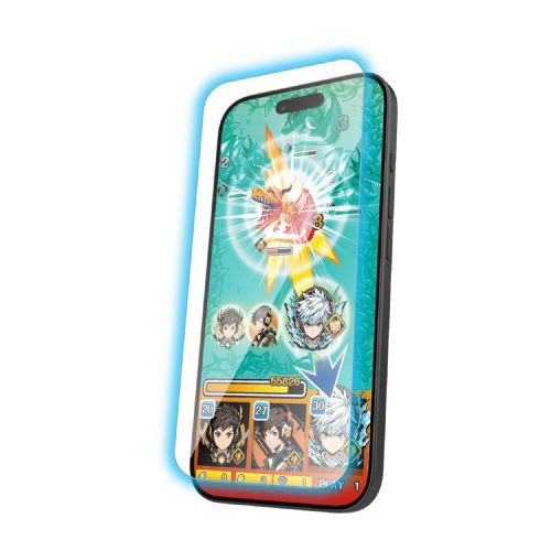 iPhone 17/ガラスフィルム/ゲーミング/高透明/ブルーライトカット/超簡単貼り付けツール