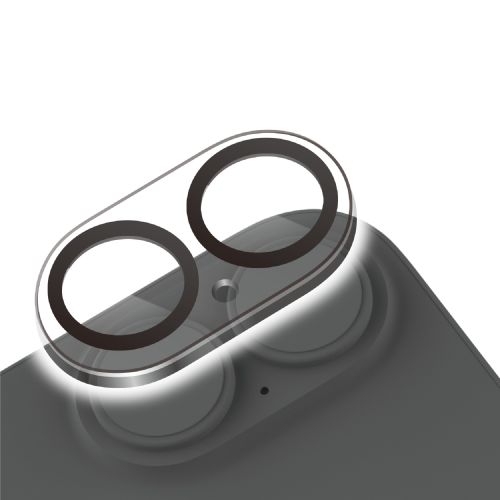 iPhone 17/iPhone 16/iPhone 16 Plus/カメラレンズカバーガラス/クリア